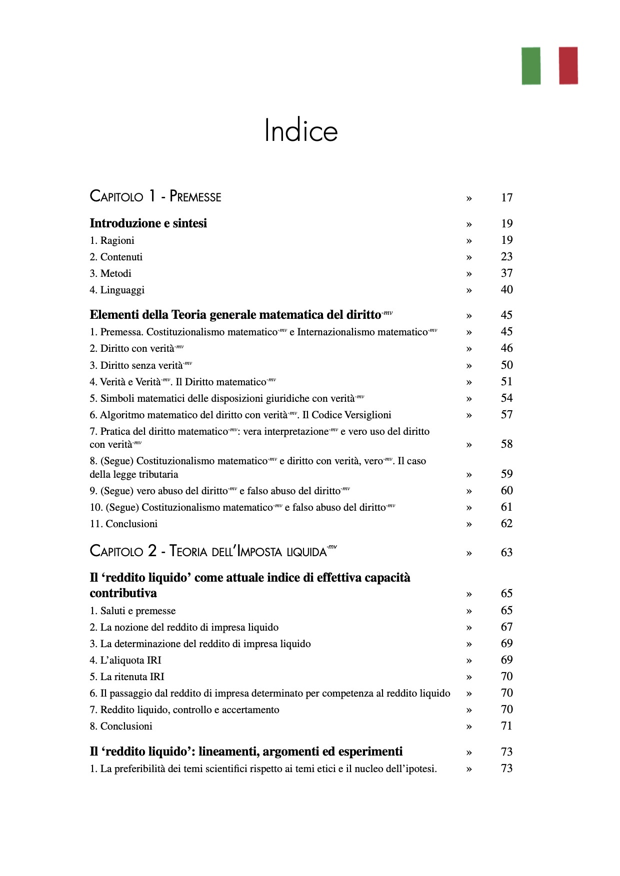 Liquid income volume 1 – Index